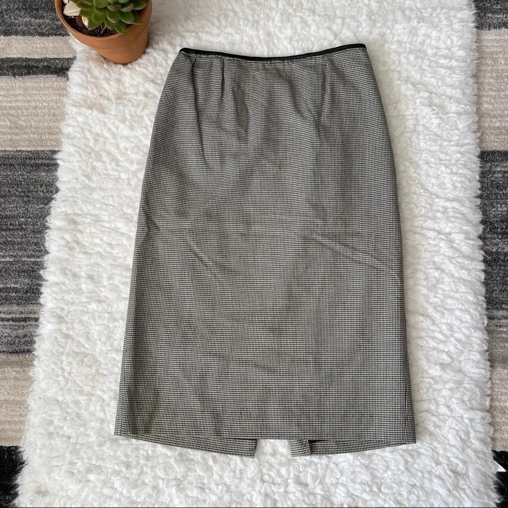 Vintage houndstooth skirt - size large